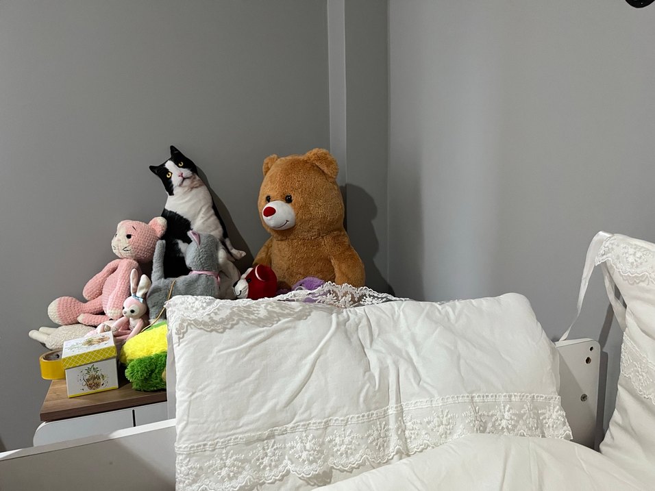 İşlemeli Beyaz büyüyen beşik kenarları - Görsel 2