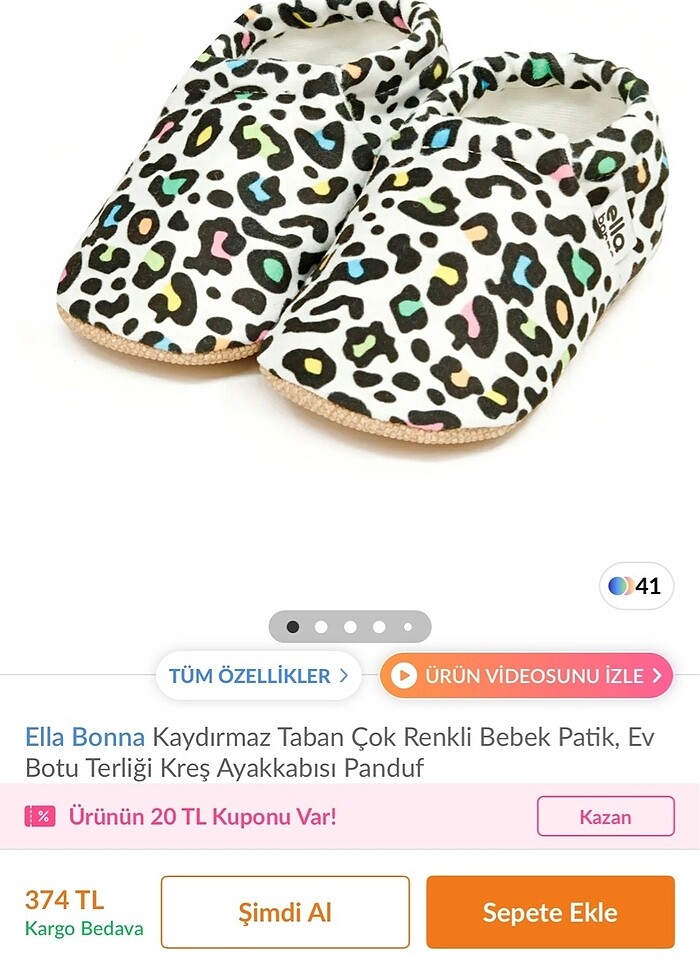 Ella bonna  marka bebek patik - Görsel 2