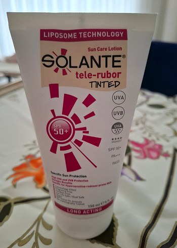 Solante SPF50+ Tonlu Güneş Koruyucu Losyon