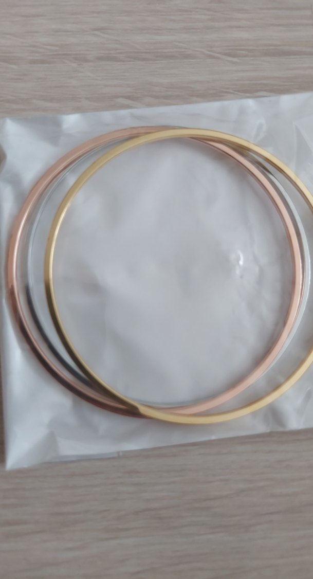 Celik 3 ayrı renk. Minimalist Elastik Altın Kadın Bileklik - Görsel 2