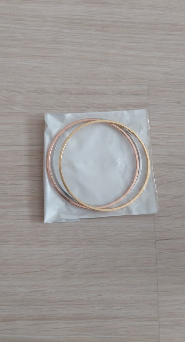 Celik 3 ayrı renk. Minimalist Elastik Altın Kadın Bileklik - Görsel 3