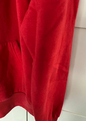 xl Beden kırmızı Renk Koyu Kırmızı Kadın Sweatshirt Kapüşonlu