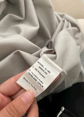 Gri Uzun Kollu Kadın Abiye Elbise - Görsel 11