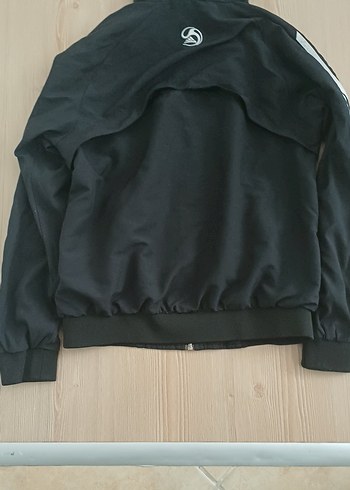 AdidasErkek Siyah Fermuarlı Spor Ceket - Görsel 3