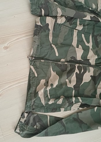 Erkek Kamuflaj Desenli Düğmeli Yağmurluk - Görsel 3