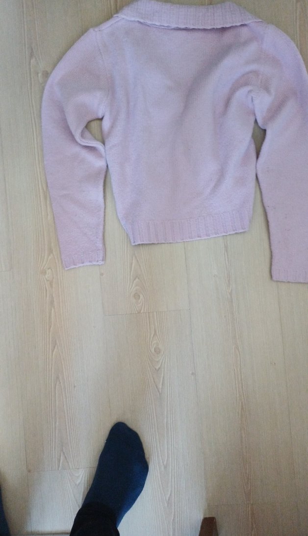 Kadın Mor Düğmeli Bolero - Görsel 2