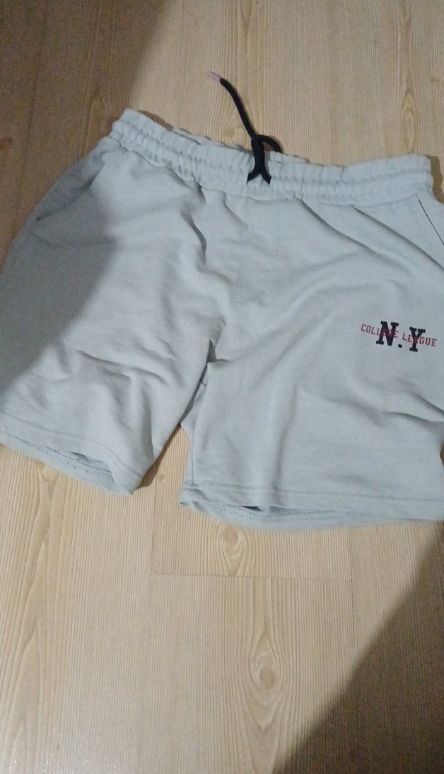 Beyaz Mini Hamile Şortu - Görsel 2