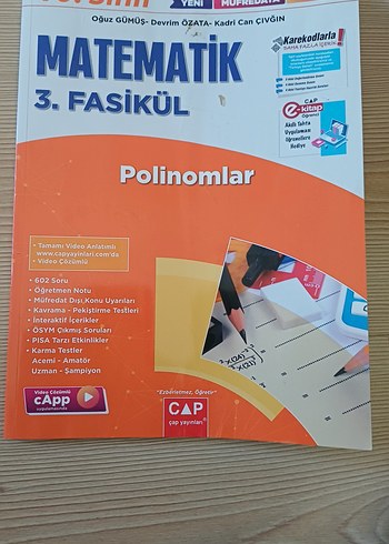 Matematik 3. Fasikül Polinomlar Soru Kitabı