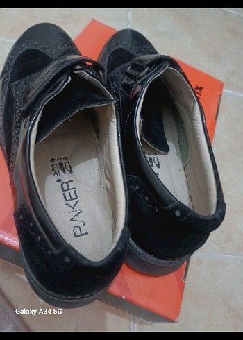 Siyah Tokalı Erkek Çocuk Özel Ayakkabı - Görsel 2