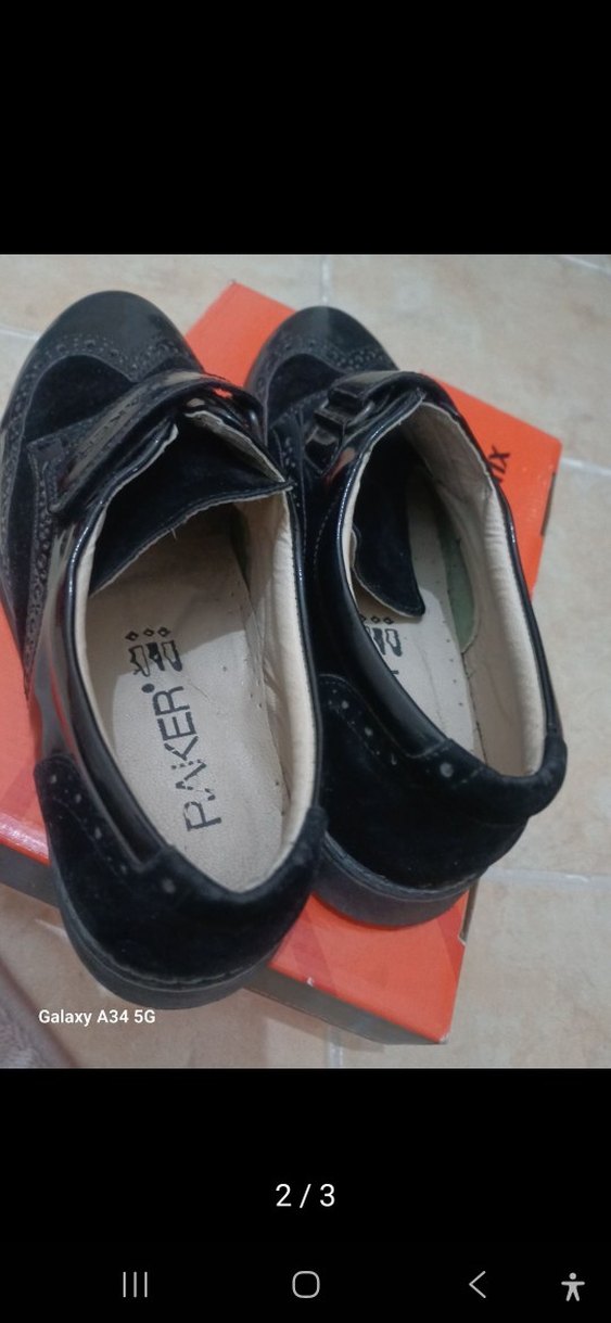 Siyah Tokalı Erkek Çocuk Özel Ayakkabı - Görsel 2