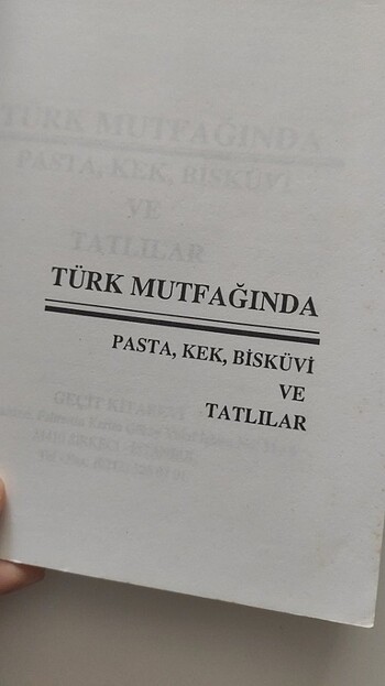  Beden TÜRK MUTFAĞINDA PASTA KEK BİSKÜVİ VE TATLILAR / BERRİN ARDAKOÇ