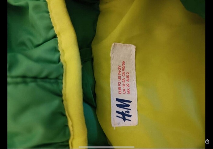 H&M H&M marka 1-2 yaş uygun