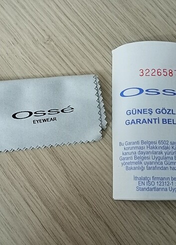  Beden siyah Renk Orijinal osse gözlük 