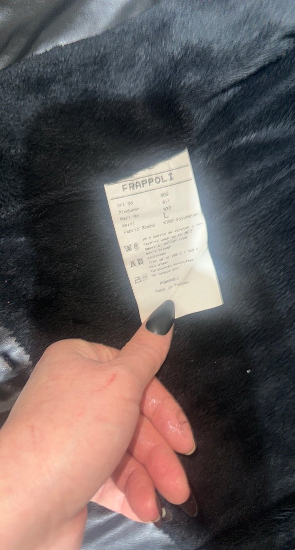 Siyah Erkek Suni Deri Biker Ceket - Görsel 5