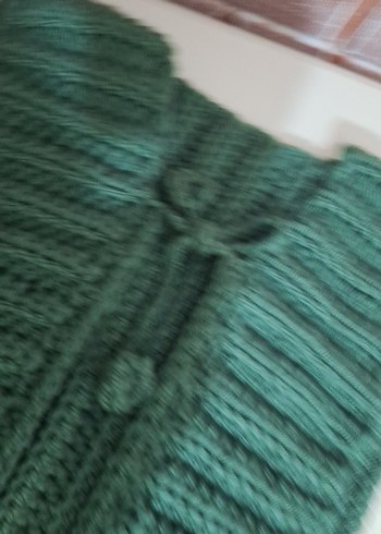 Kız Çocuk Bohem Örgü Yelek - Görsel 5