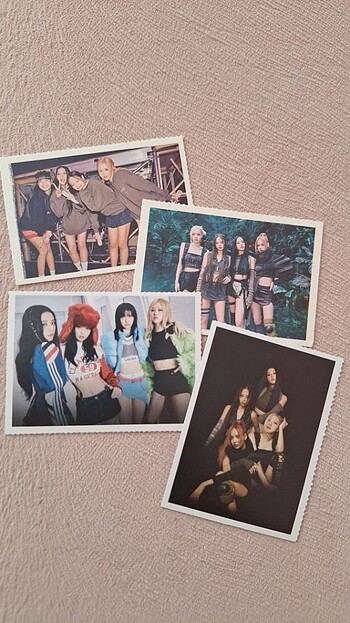 Blackpink photocard (4 adet)