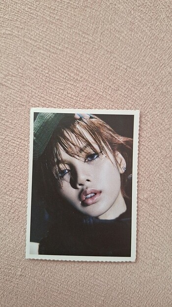 diğer Beden Blackpink Lisa photocard