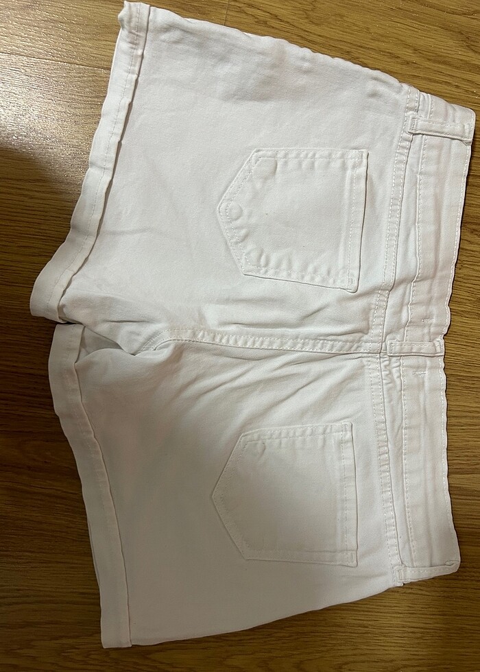 Beyaz şort mini m beden - Görsel 2