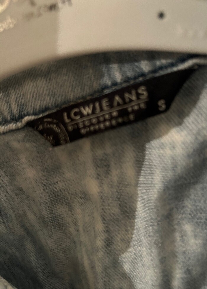 LCW kısa kot ceket s beden - Görsel 2