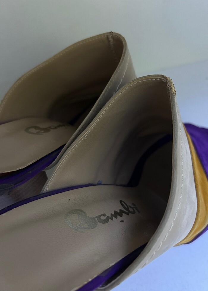 Bambi topuklu terlik 38 numara - Görsel 3