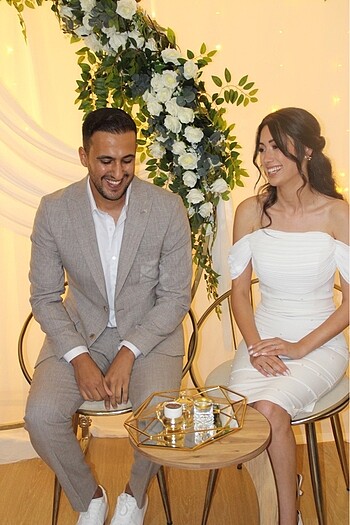 NS SPOSA İLE AYNI KALİTE BEYAZ NİŞAN / İSTEME ELBİSESİ