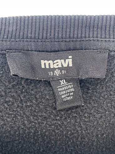 xl Beden siyah Renk Mavi Sweatshirt %70 İndirimli.