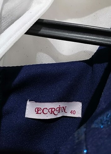 40 Beden lacivert Renk Abiye Elbise