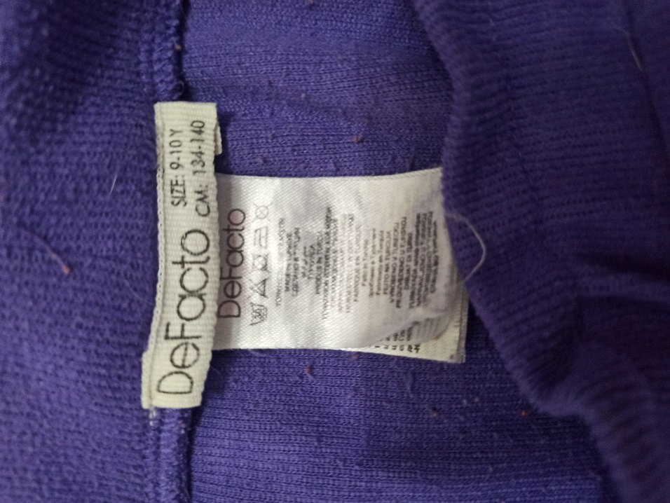 Kız Çocuk Mor Rahat Kesim Sweatpant - Görsel 3