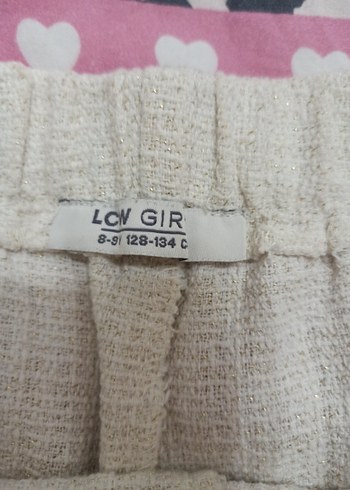 Kız Çocuk Beyaz Düğmeli Mini Şort - Görsel 4