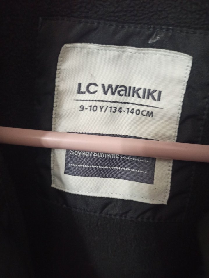 Kız Çocuk Siyah Kürklü Kaban - Görsel 3