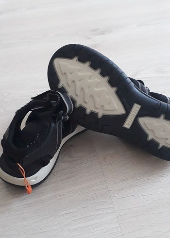 kadın  Siyah Spor Sandaletler Tokalı - Görsel 4