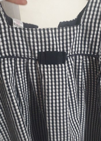 Kareli Kız Çocuk Elbise - Görsel 4