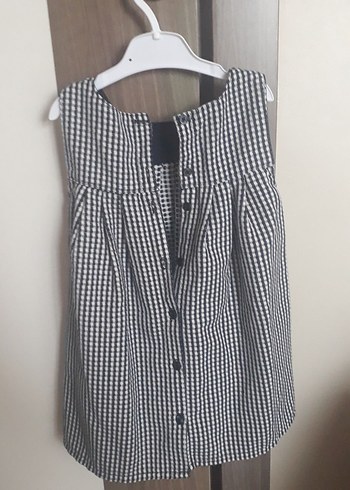 Kareli Kız Çocuk Elbise - Görsel 2