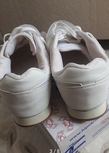 Beyaz Bağcıklı Erkek Spor Ayakkabı - Görsel 3