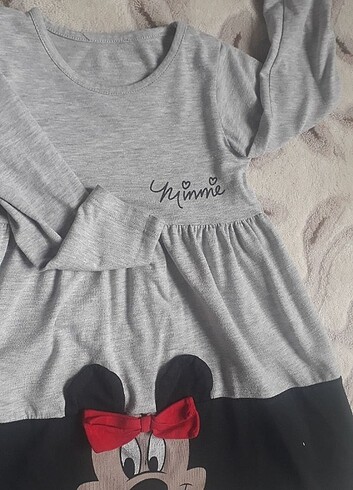 Minnie Mouse kız çocuk elbise