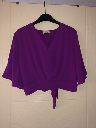 MOR CROP BLUZ 
