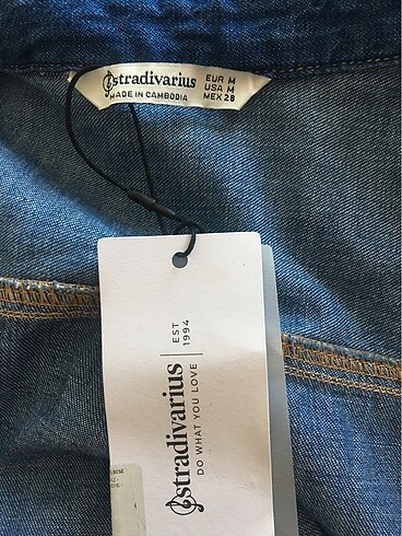 Stradivarius Stradivarius Uzun Denim Utility Gömlek Elbise