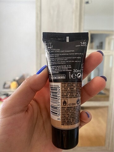 Beden Renk Maybelline Fit Me Fondöten