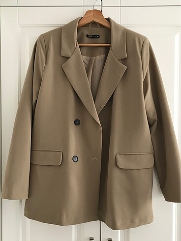 Bej blazer ceket