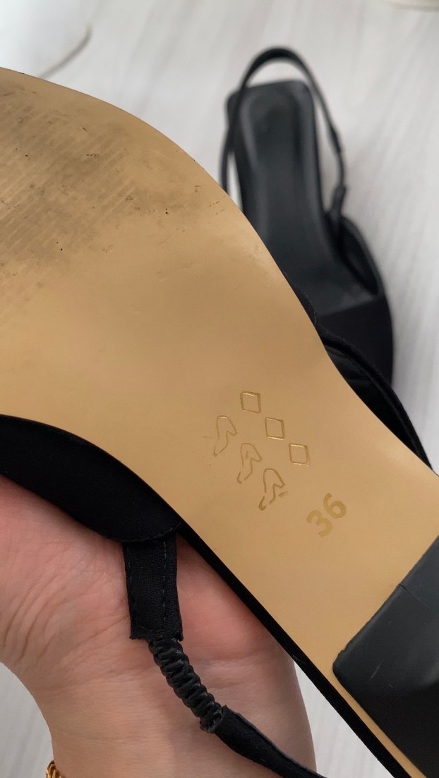 Siyah Stiletto Topuklu Kadın Klasik Ayakkabı - Görsel 5