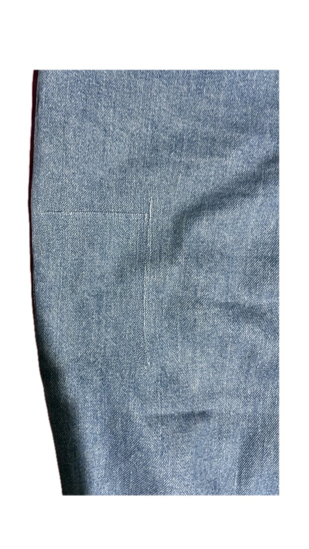 Mavi Midi Denim Kadın Jean Pantolon - Görsel 2