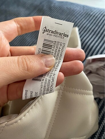  Beden camel Renk Stradivarius çanta kapitone bej