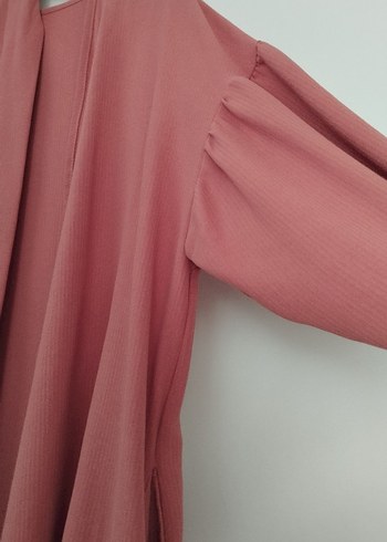 Uzun Kollu Rahat Kadın kap - Görsel 3