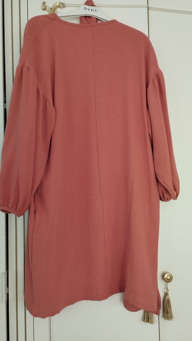 Uzun Kollu Rahat Kadın kap - Görsel 2