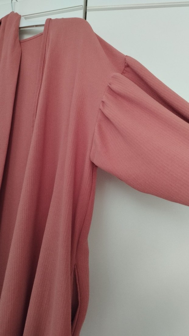 Uzun Kollu Rahat Kadın kap - Görsel 3