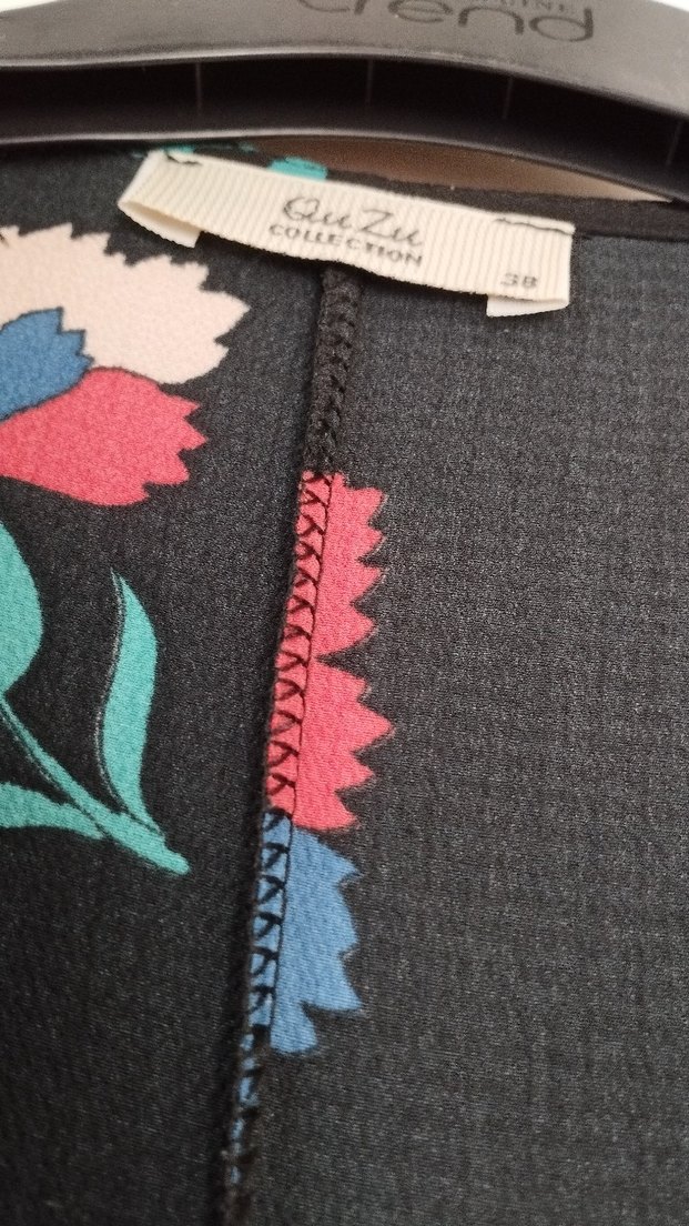 Çiçek Desenli Bohem Uzun Kollu Elbise - Görsel 4