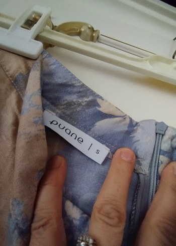 Mavi Pastel Batik Desenli Kadın Uzun Takım - Görsel 4