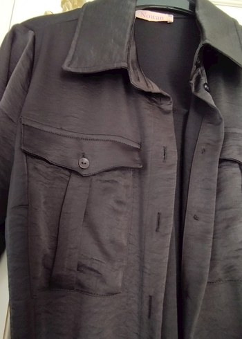 Siyah Uzun Kollu Kemerli Kadın Elbise - Görsel 3