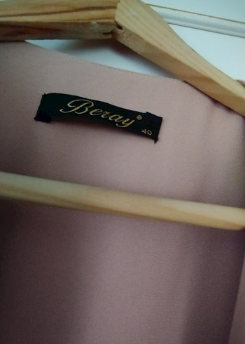 Bej Kadın Uzun Drapeli Klasik Kap - Görsel 5