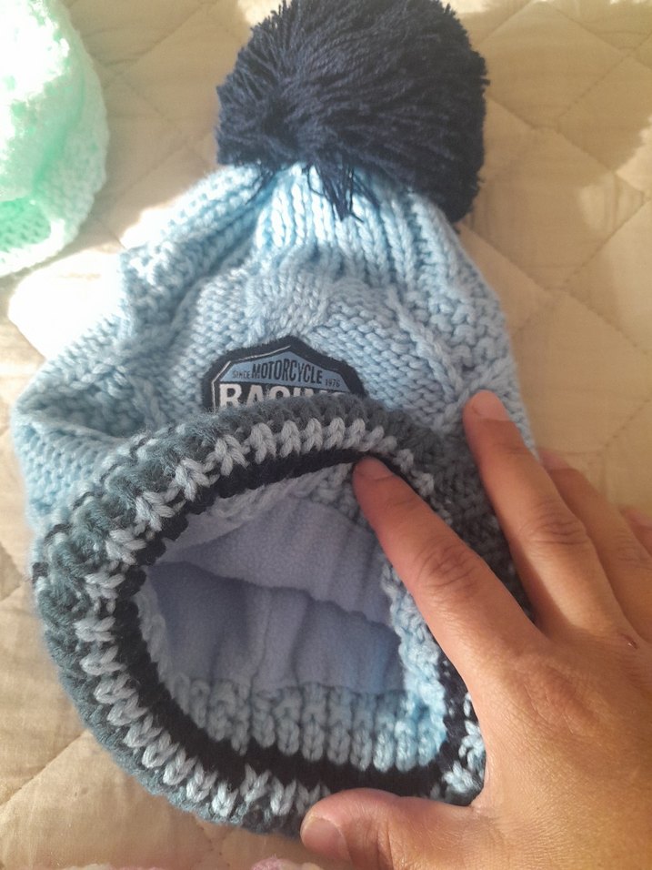 Çocuk Örgü Bere ve Eldiven Seti - Görsel 3